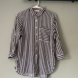 Grand & Greene Striped Button Down